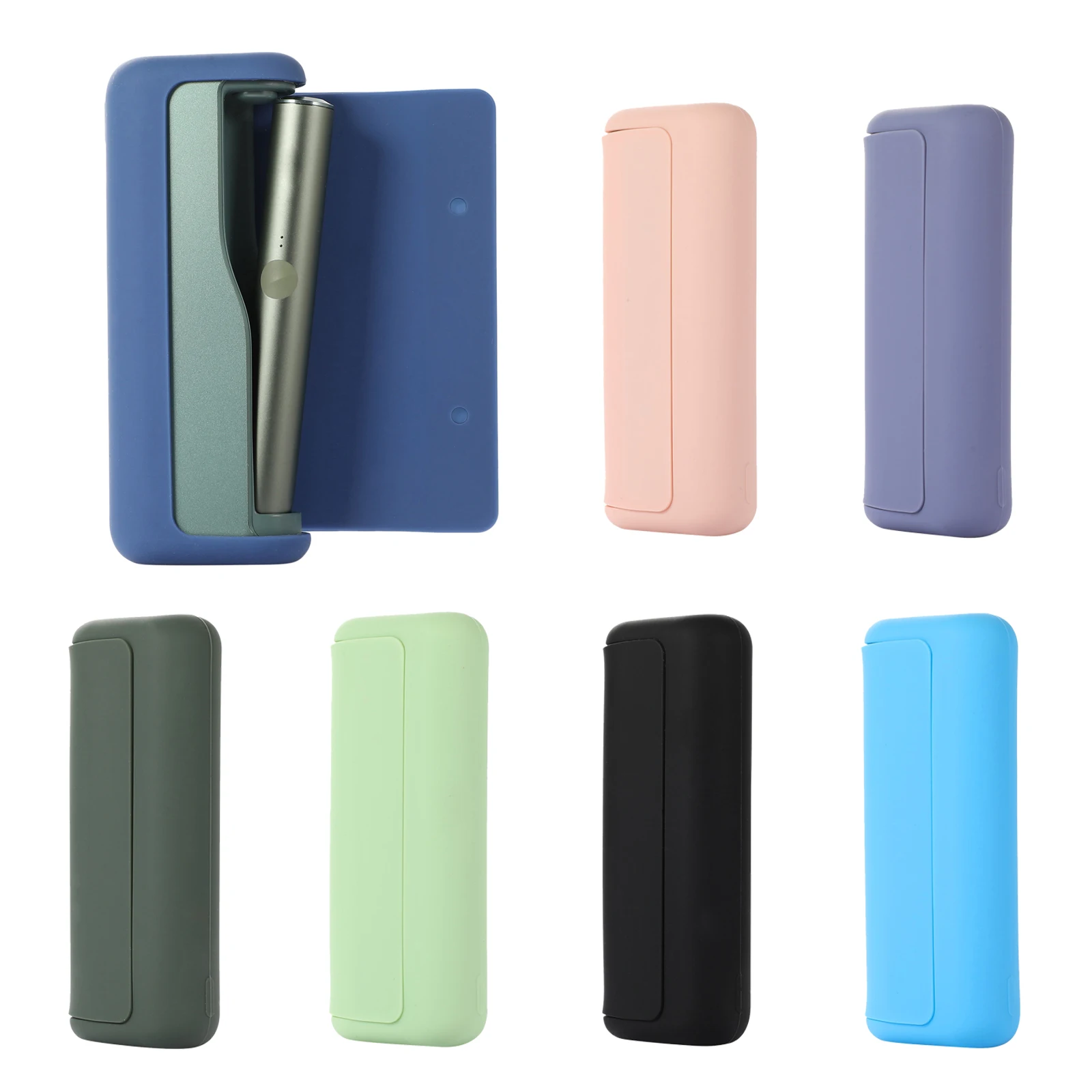 All-inclusive Silicone Magnetic Case for IQOS ILUMA Prime Full Protective Cover Anti-scratch Pouch Bag Replaceable Accessories