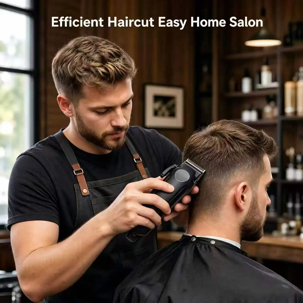 New Men's Professional Oil Head Carving Electric Hair Clipper, Suitable for Home Use, Silent High Power Hair Clipper, Digital Ba