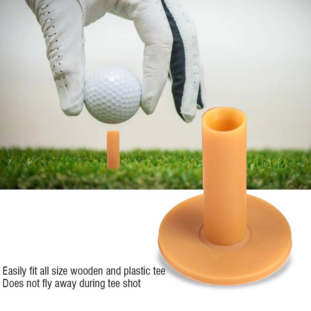 8/pcs Set Training Practice Mat Tee Golf Ball Rubber Tee Holders Outdoor Golf Ball Sports Accessories