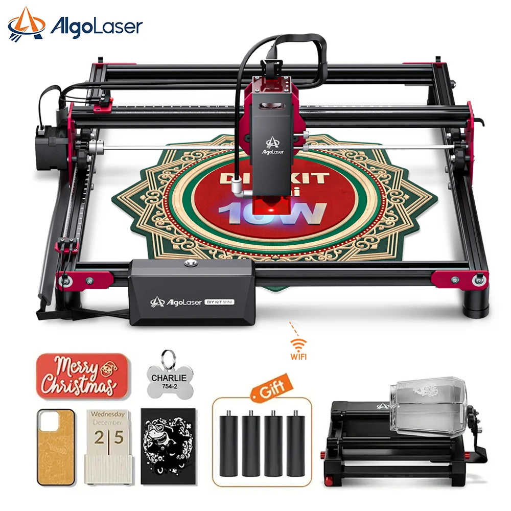 

Algolaser DIY KIT MINI Laser Engraver 5/10W Laser Engraving Machine For Beginners/Business/Handcraft Enthusiast Woodworking Tool