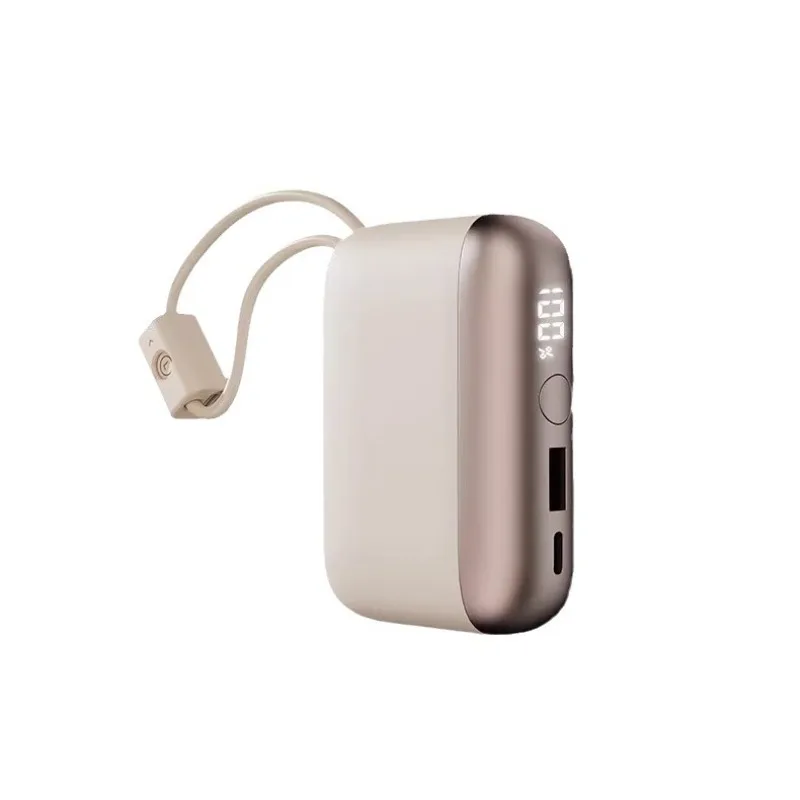 10000mAh Ultra Slim Mini Portable Power Bank PD 22.5W Fast Charging Compact Pocket External Phone Charger
