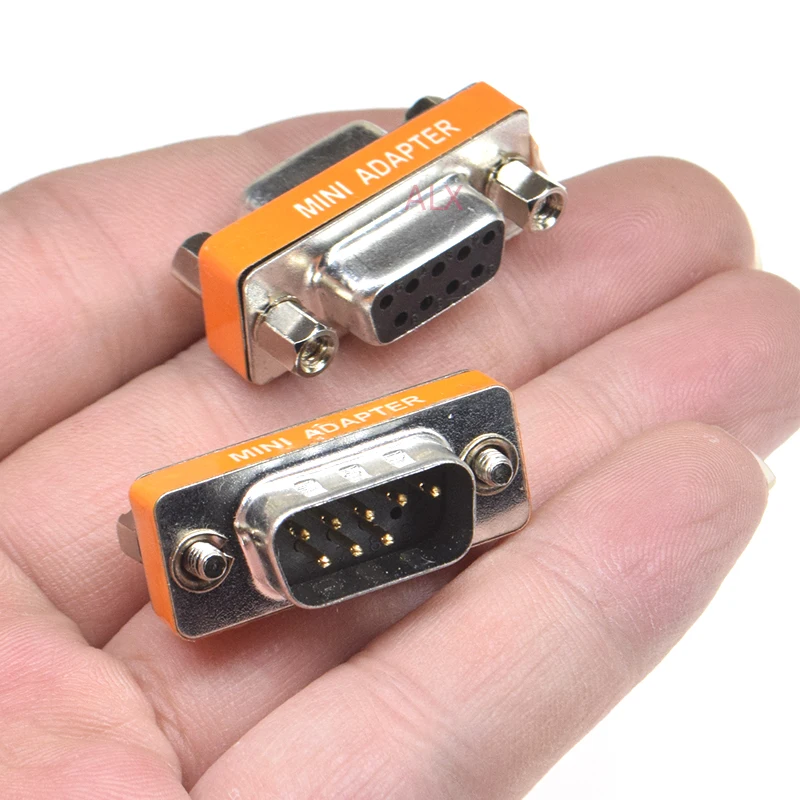 Переходник для мини-модема DB9, штекер-гнездо, RS232