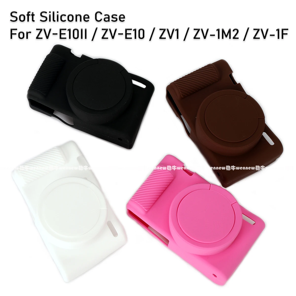 Silicone Armor Skin Case Camera Bag Body Cover Protective Casing For SONY ZV-E10 Mark II  ZV-1 ZV-1F ZV-E10II ZVE10 ZV1 ZV1M2