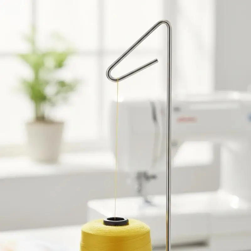 Sewing Machine Single Thread Stand Detachable Plastic Base Cone Spool Holder Portable for Travel Sewing Mending Work