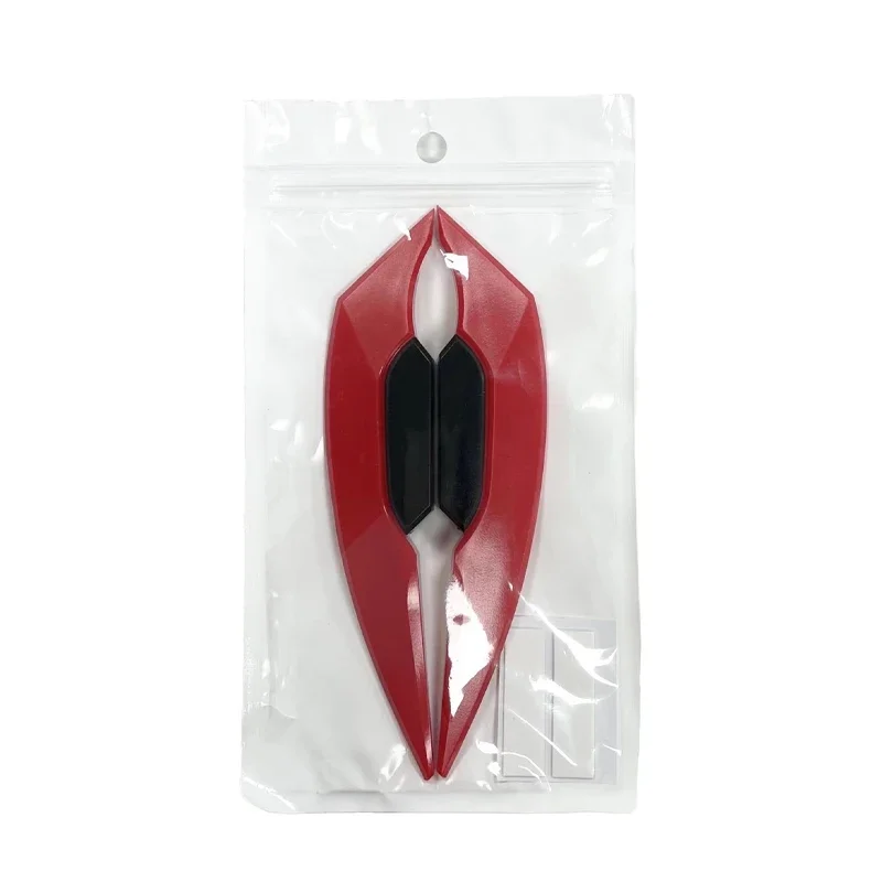 1Pair Universal Motorcycle Winglet Aerodynamic Spoiler Dynamic Wing with Adhesive Decoration Sticker For Motorbike Scooter