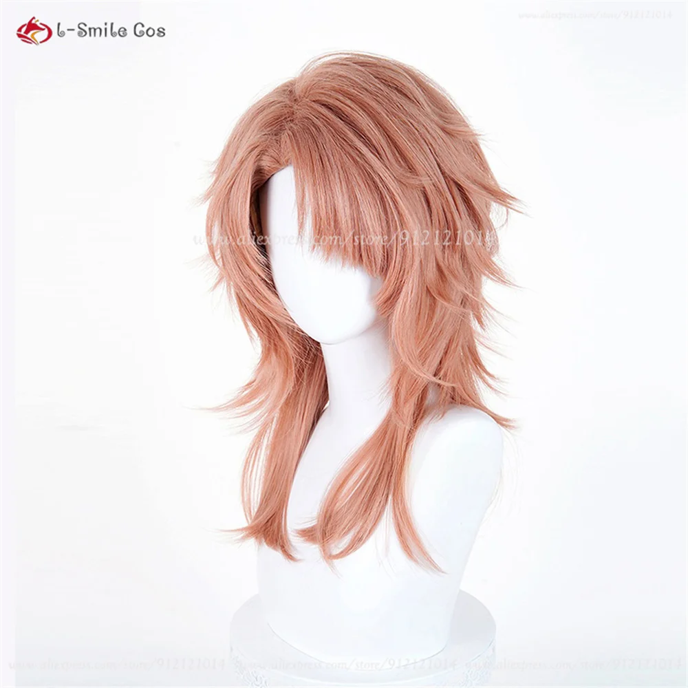 ซาบิโตะคอสเพลย์วิกผม 55 ซม.สีส้มสีน้ำตาลวิกผมสำหรับผู้หญิงผู้ชายคอสเพลย์อะนิเมะวิกผมสังเคราะห์ทนความร้อนผมฮาโลวีนบทบาทเล่น