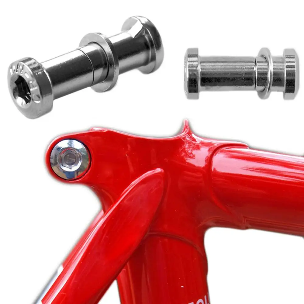 8mm 15-25mm CRMO Steel Vintage Anti-lost Seat Post Clamp Binder Fixing Bolt Bicycle Seat Post Mount Seatpost Screw Bicycle Parts