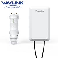 Wavlink Wireless 2.4GHz 300Mbps Long Range Outdoor AP/Repeater CPE Kit for PtP and PtMP Transmission Weatherproof Enclosure