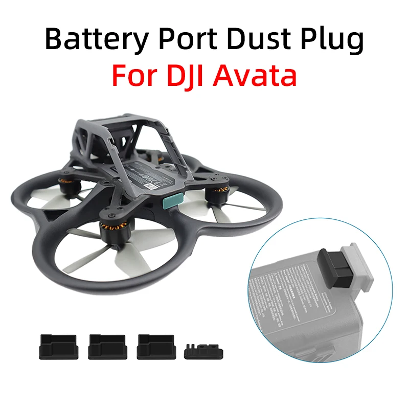 For DJI Avata Drone Body Battery Port Dust Plug Battery Contact Protective Cover Moistureproof Short Circuit Proof Accessories