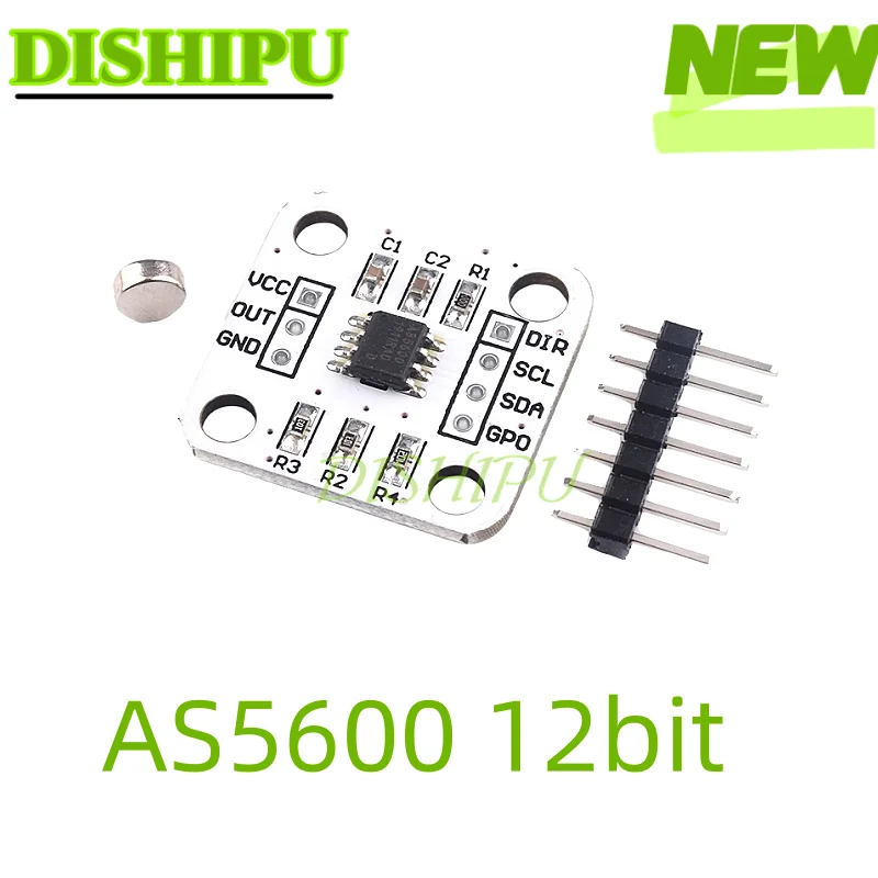 AS5600 MT6701 MT6816 Magnetic encoder Magnetic induction Angle measurement sensor module 12bit 14bit high precision