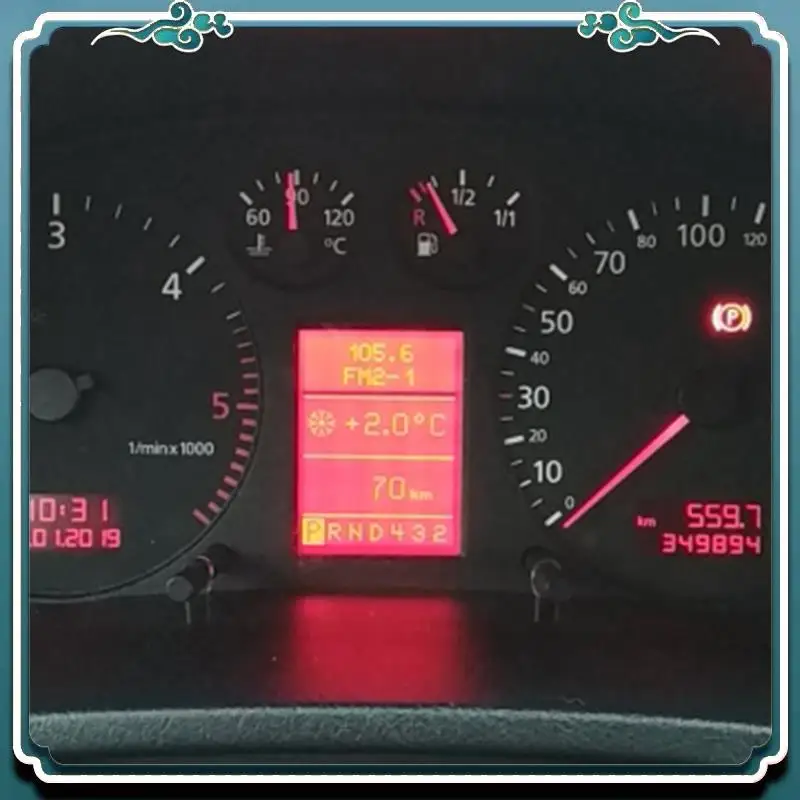 Premium Cluster Digital Dashboard Pixel Repair LCD Display ABS For  A6 C5 LCD Display A3 S3 S4 S6 VDO Display For  VDO L