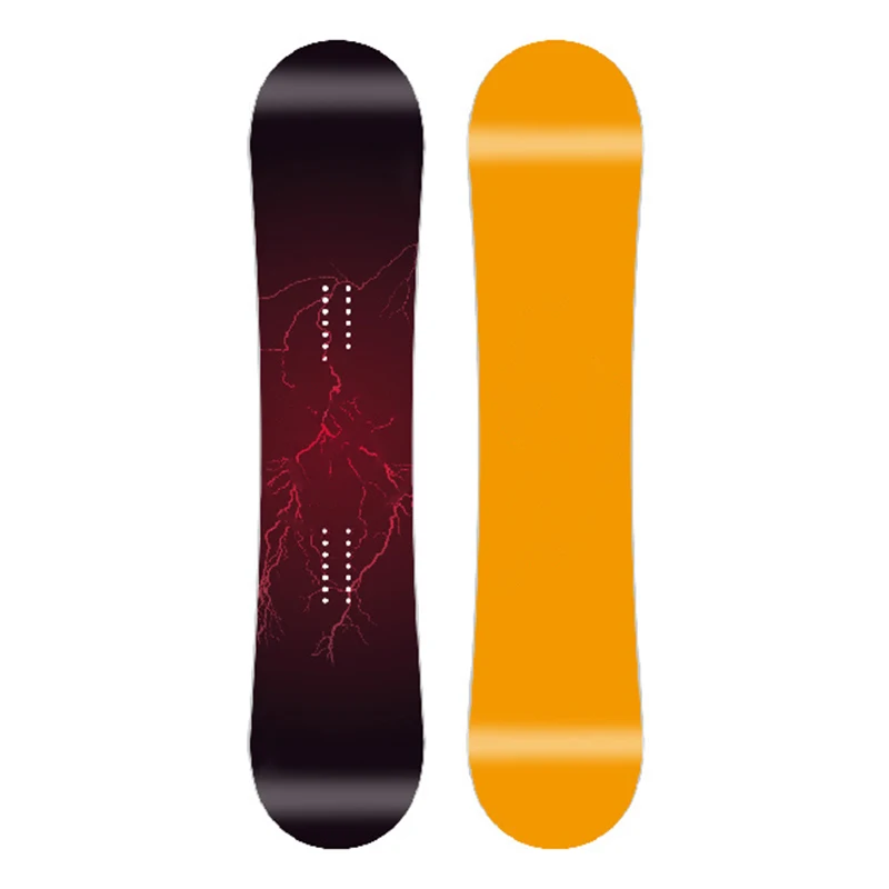 Durable Camber Profile Eco Friendly Oversized Winter Snowboard Poplar Core Carbon Fiber Reinforced Strip Polymer Matte Panel