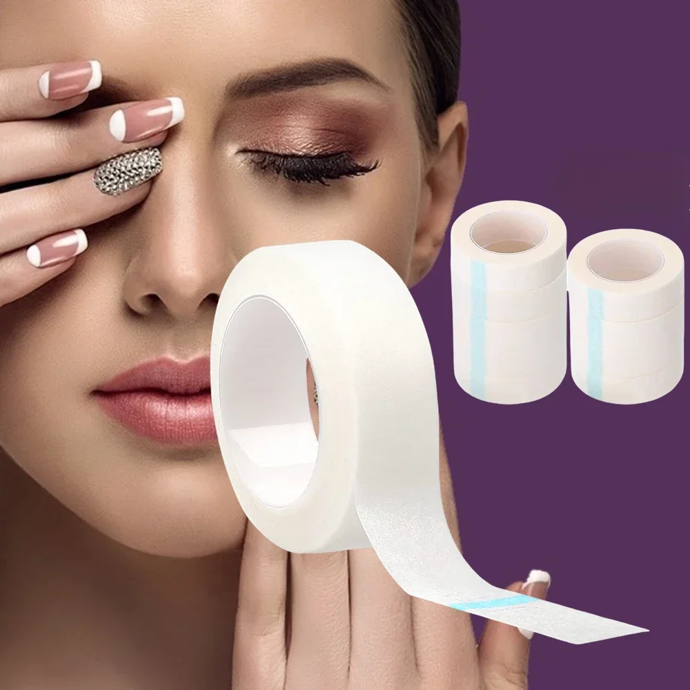 6 Rolls Lash Tape for Eyelash Extensions Makeup for Sensitive Skin Eyeshadow Tape Eye Makeup Tape Lash Supplies Eye Lid