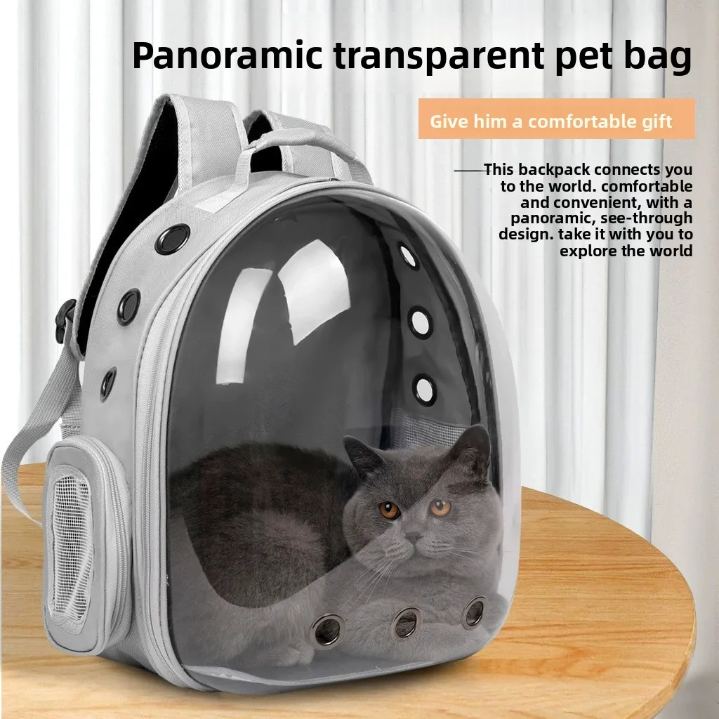 Space Capsule Transparent Cat Bag Going Out Breathable Shoulder Pet Bag Portable Cat Bag Pet Supplies