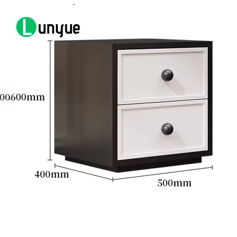 Nordic Modern Bedside Table Simple Cute Nightstand Exquisite Glamour Bedroom Furniture Versatile Storage for Living Room Home