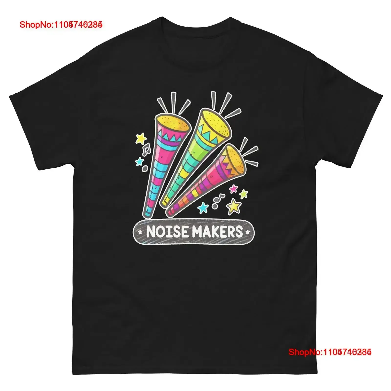 Noise Makers Party Supplies Items Birthday Event T Shirt vintage Washed designer clothes Soft Top For Everyday Wear homme