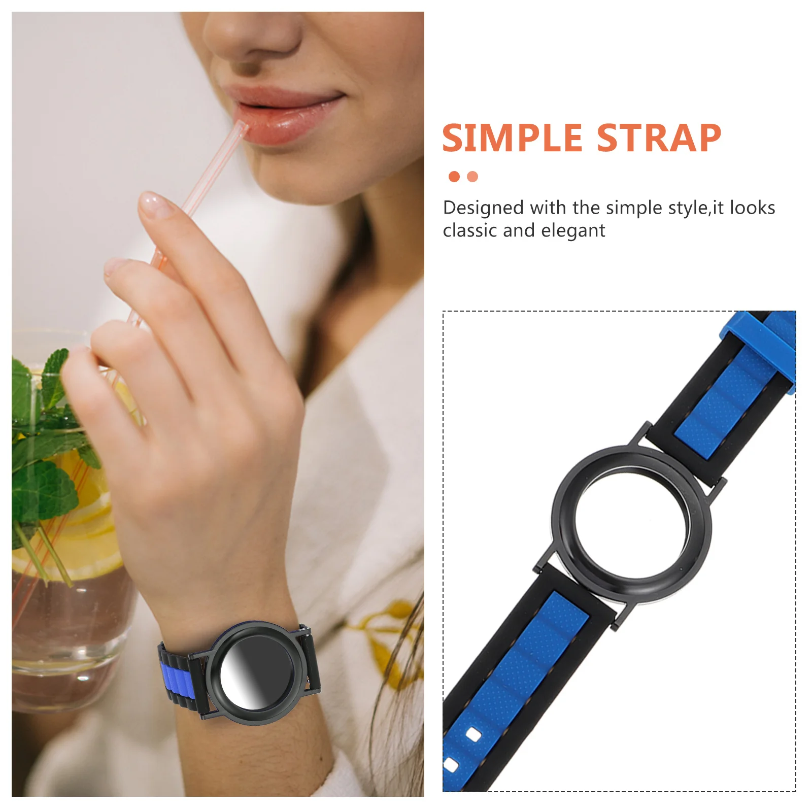 

Watch Strap Band Silicone Stretchy Compatible Slicone Bands Replace Wrist Straps