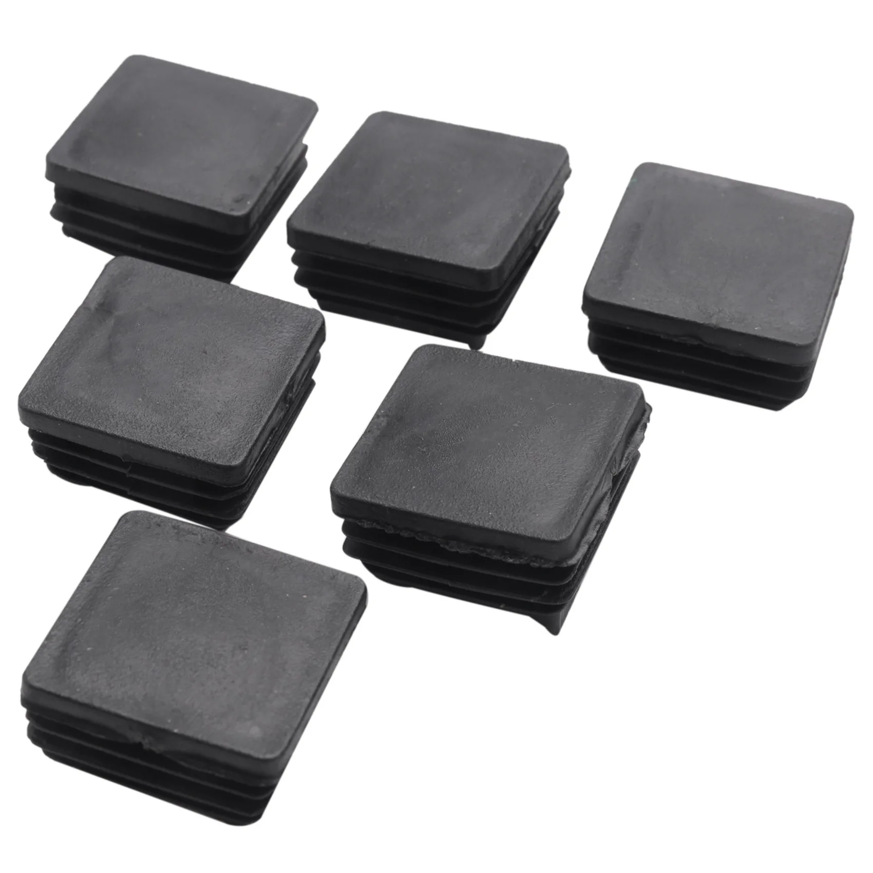 AS96-120 pièces en plastique carré obturateur embouts Tube insère 25Mm X 25Mm