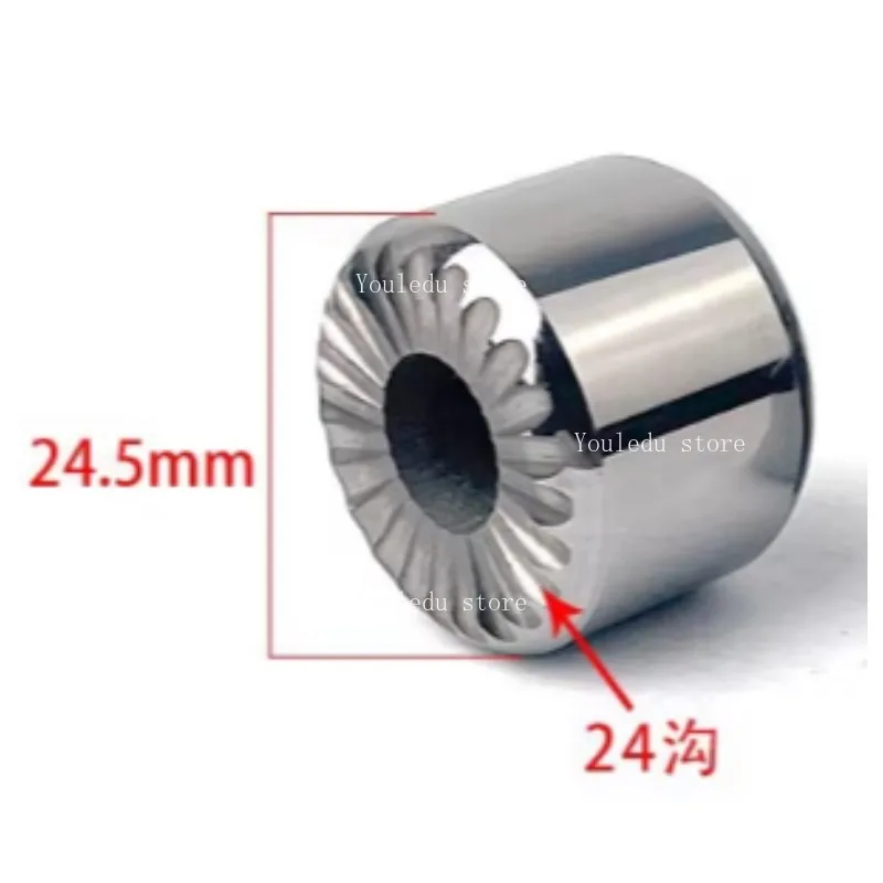 

Suitable for wire cutting slow wire FA conductive block M009 feeding plate 24.5mm24 groove tungsten steel conductive block