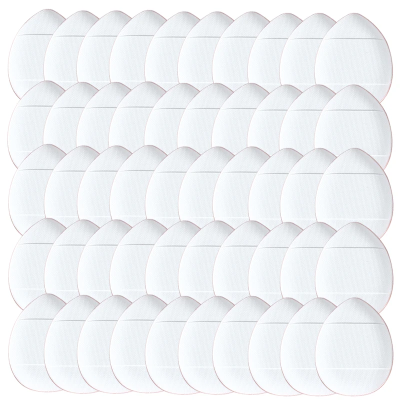 50/100 pçs mini dedo puff maquiagem esponja puffs corretivo fundação almofada de ar ferramenta cosmética seco molhado para mulheres beleza atacado