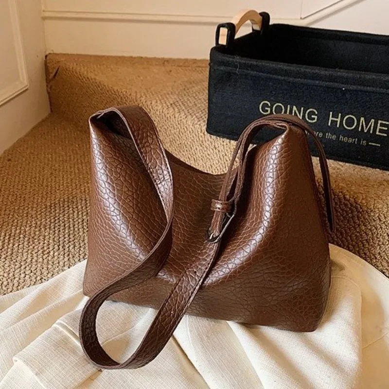 

Popular Elegant Leather Handbag For Ladies Shoulder Bag Crossbody Messenger Style Women Tote Luxury Brand Famous Designer