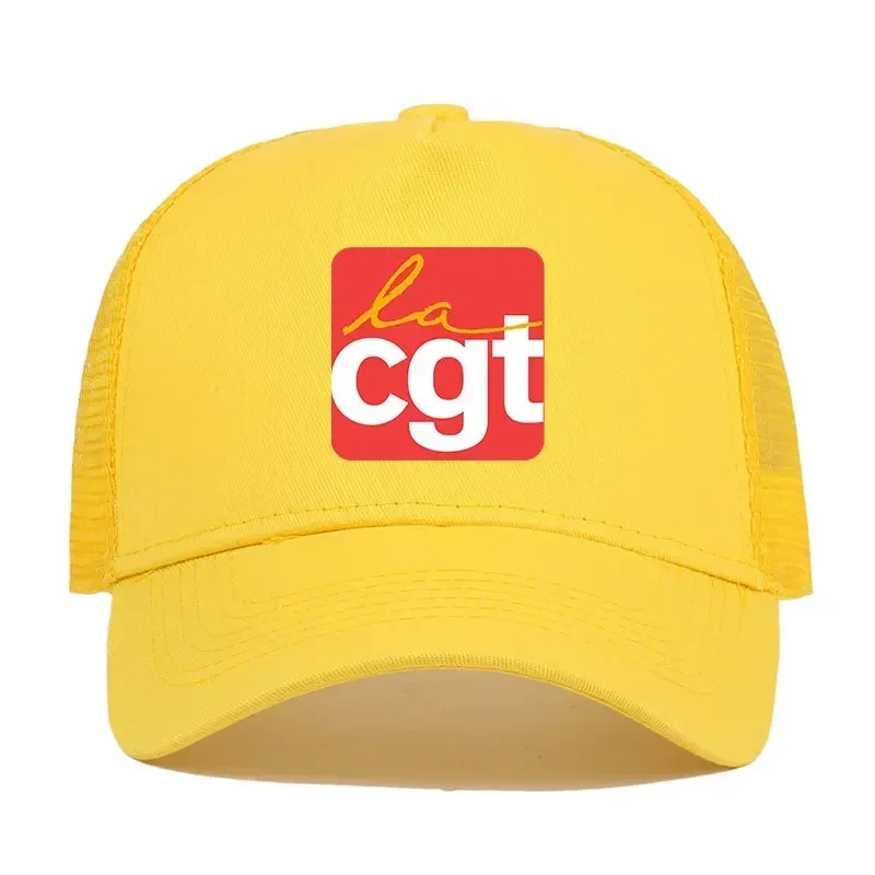 France Group CGT Trucker Caps Unisex Daliy Sun Mesh Baseball Cap Woman Man Outdoor Sport Flexfit Cap Girl Boy Outdoor Dad Cap