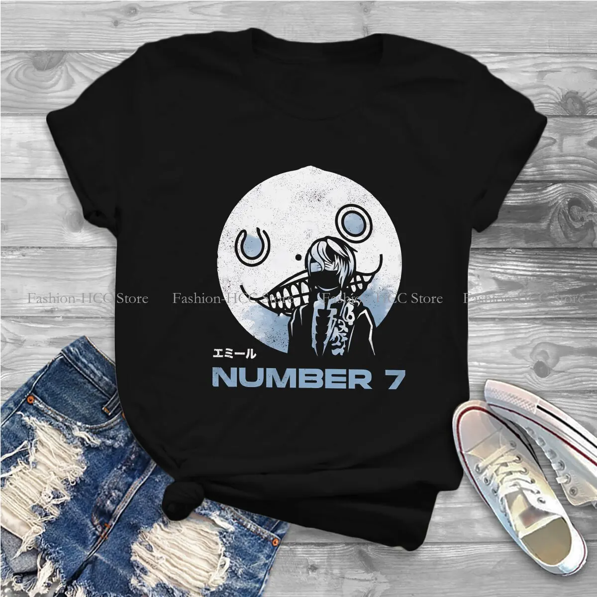 Drakengard Drag-on Dragoon ARPG Game Polyester TShirt for Women Emil Weapon Number 7 Basic Casual Sweatshirts T Shirt