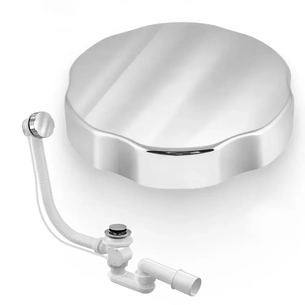 74mm Bathtub Rotating Knob Brass Chrome Overflow Prevention Bath Control Knob F1016-A Bathroom Accessories Sets