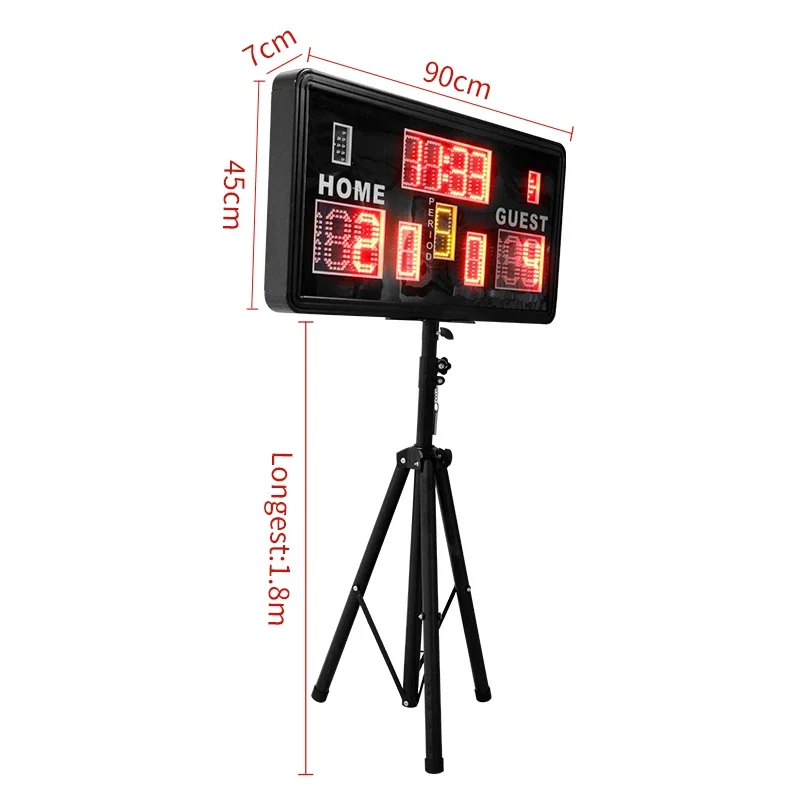 Multi-Function Electronic 1.8 Meter Scoreboard Basketball Digital Scoreboard