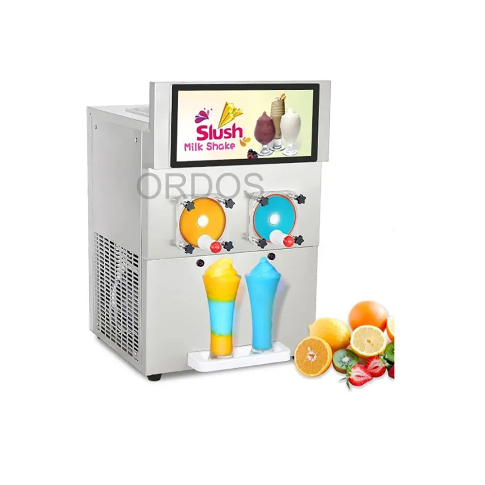 

Commercial 2 Tank Margarita Frozen Drink Cheap Slush Machine For Sale