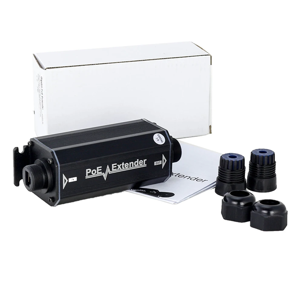 IP66 Outdoor POE Extender waterproof Network Gigabit Ethernet POE repeater for IP camera