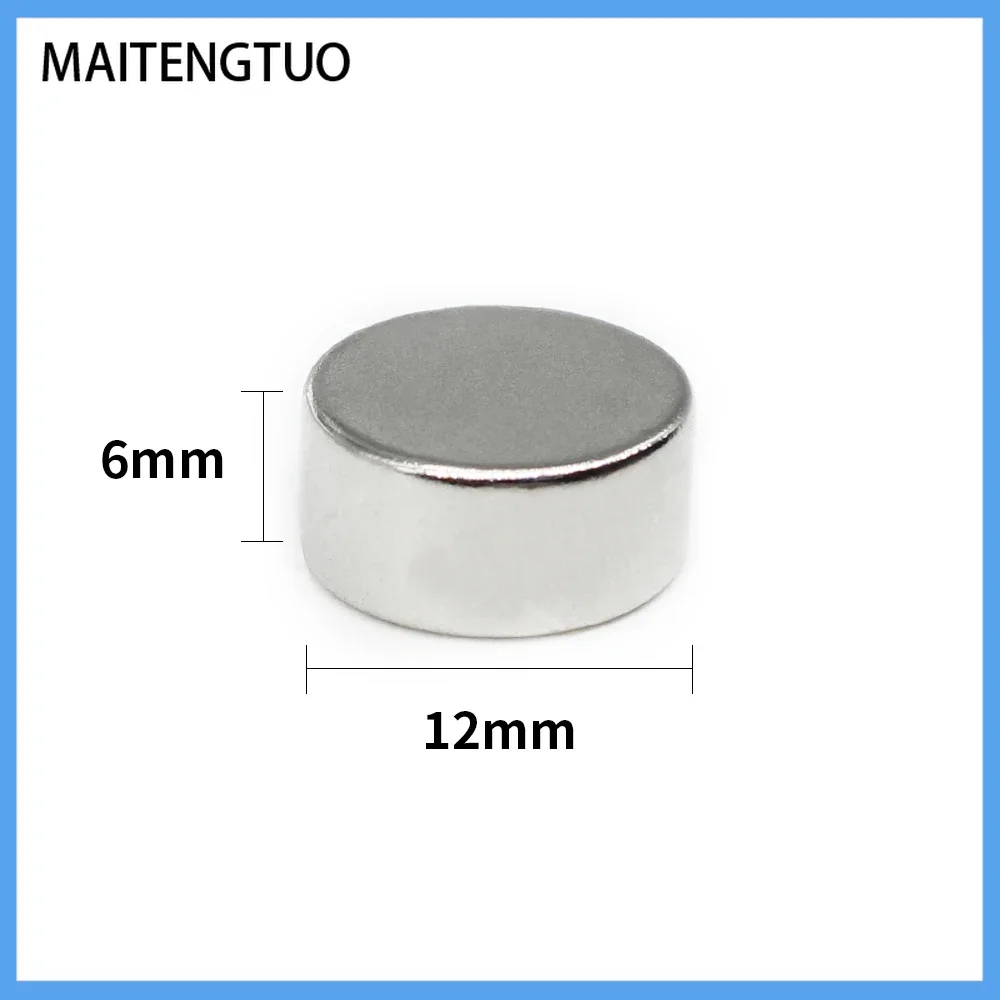 12x6mm Small Circular Magnets For Home Refrigerators, Offices DIY 12*6