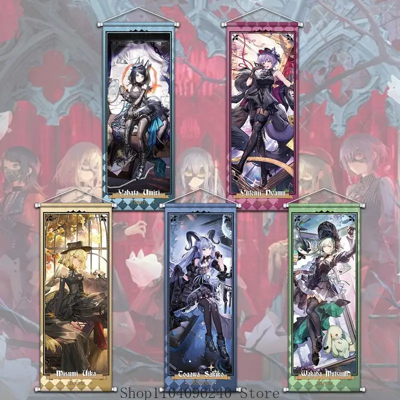 

Ave Mujica Sakiko Togawa Mutsumi Wakaba аниме прокрутка настенная живопись домашний декор плакат настенное искусство украшение комнаты 75X28 см