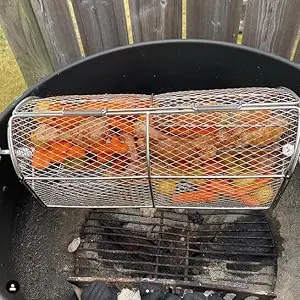 Description Picture 6 of itemMulti-purpose Rotisserie and Pizza Combo Kit for Weber 22-Inch Kettle Charcoal Grills - Include Pizza Peel and Pizza Stone