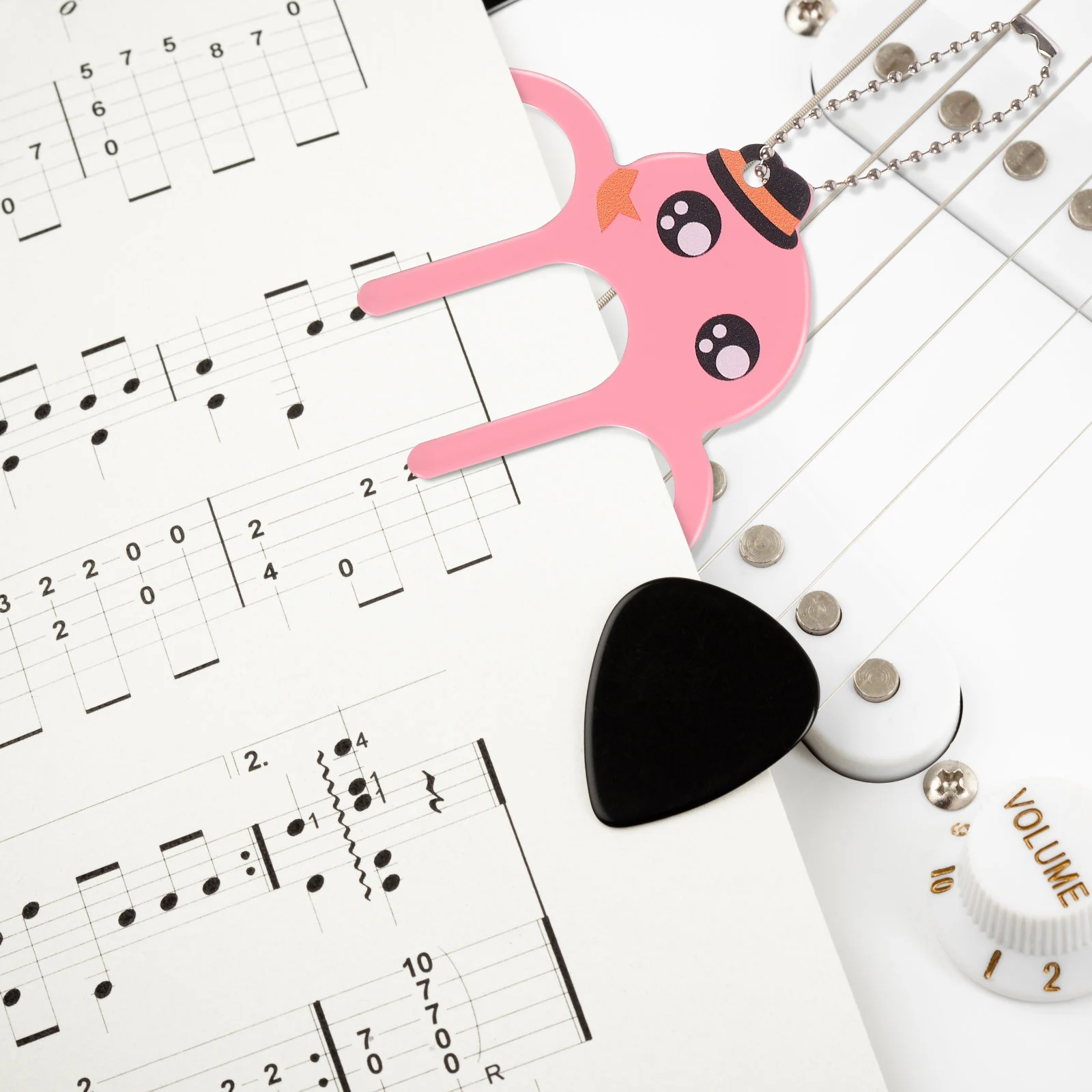 

4 Pcs Page Holder Score Clip Piano Book Clips Holders Bookmark Accessories
