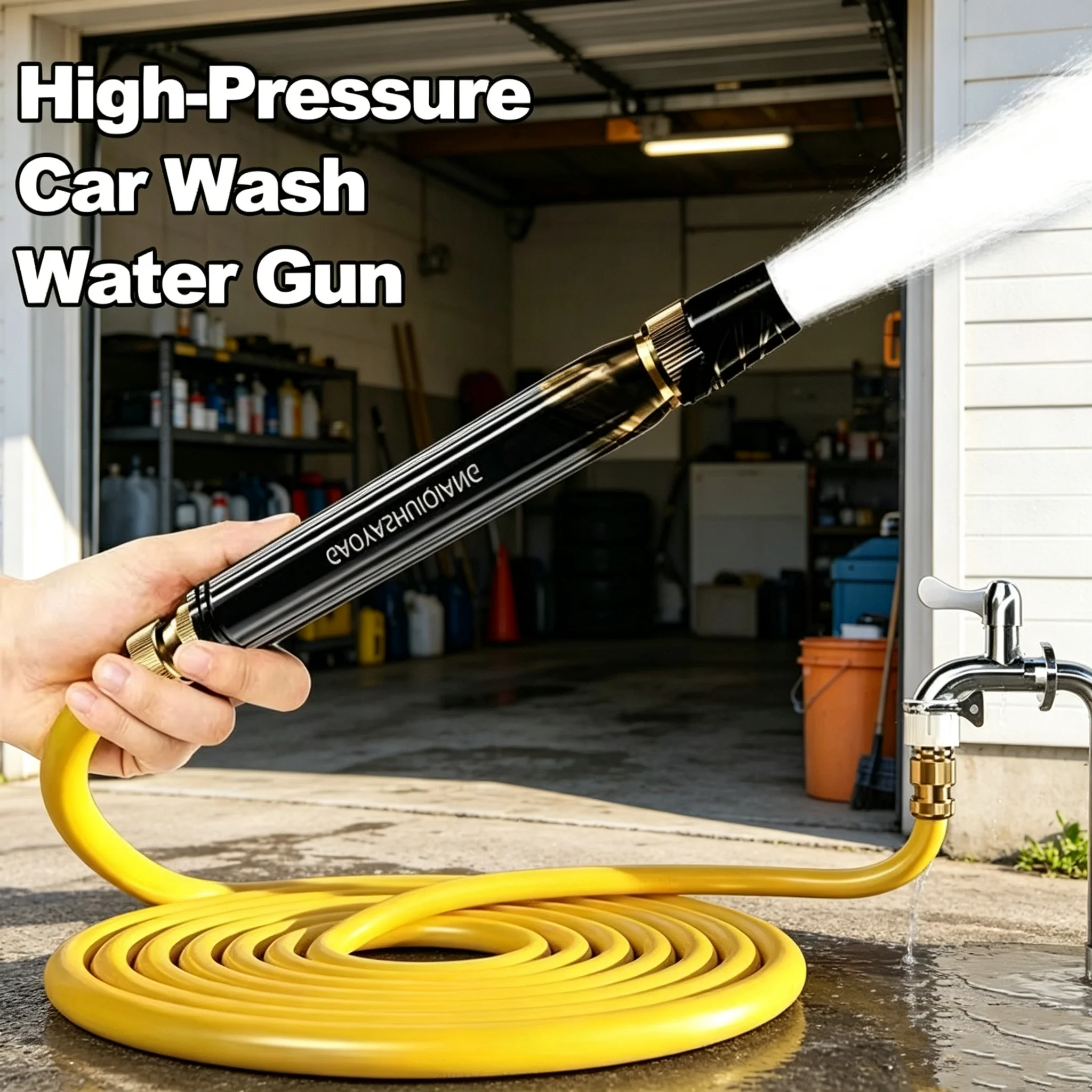 

Portable Car Wash Gun High Pressure Water-Gun Household Car Wash Water Gun Black Diamond Water Gun Watering Pipe Car Wash Nozzle
