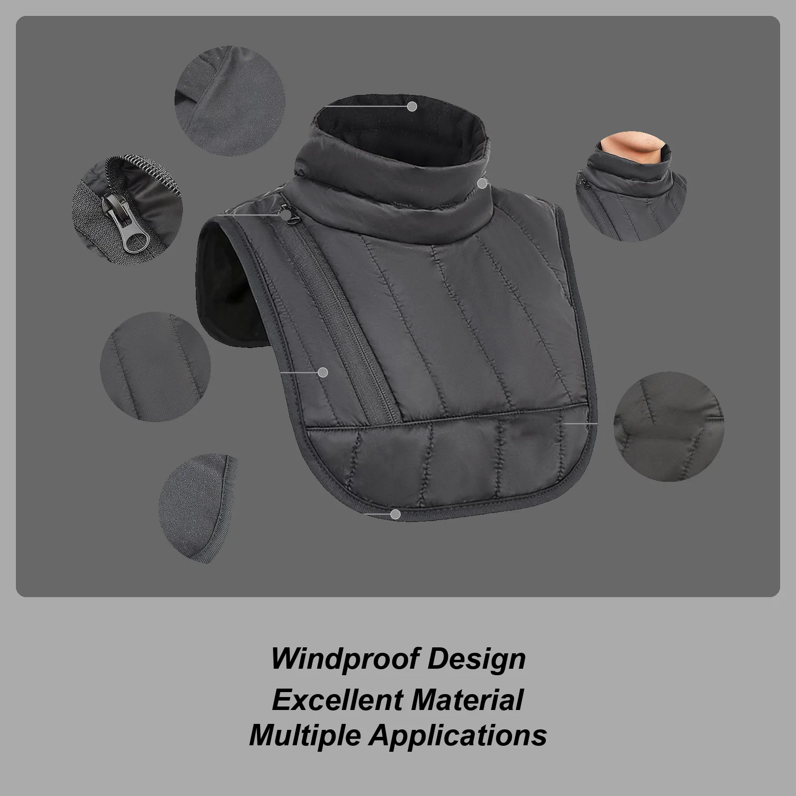 

Зимние гетры для шеи, теплые защитные шарфы, ветрозащитные шейные шарфы для взрослых мужчин, бег, езда, рыбалка, уличный мотоцикл, холодный