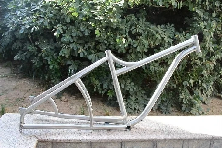 Titanium Fat Cargo Bike Ladder Frame with Thru Axle Dropout 29in Wheel Disc Brake Lightweight/Durable Custom