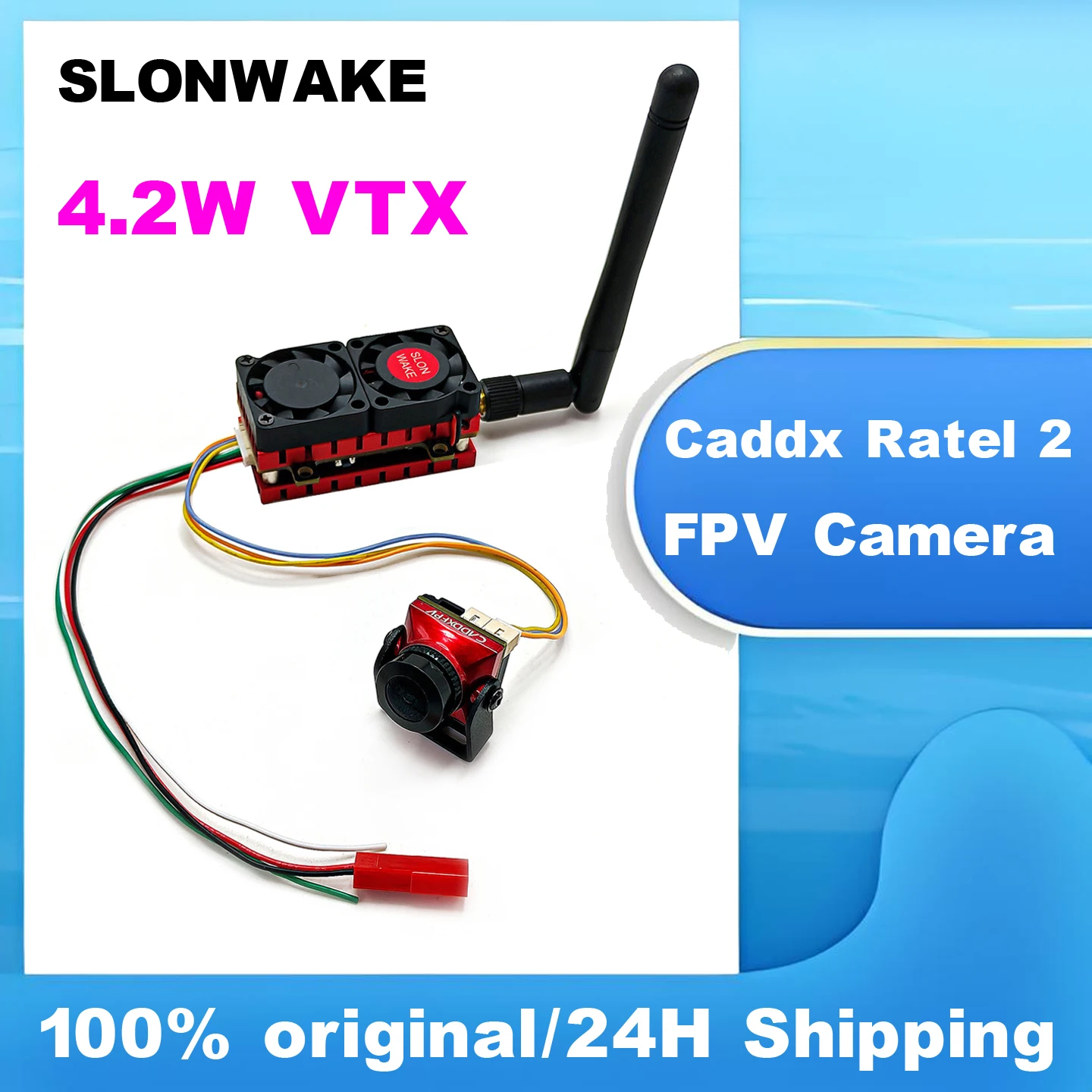 Long Range 5.8GHz Analog VTX Transmitter Module and Caddx Ratel 2 V2 FPV Camera Ratel2 2.1mm Lens For RC FPV Quadcopter Drone