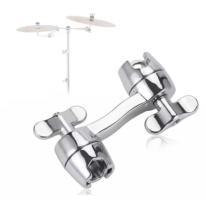 Drum Kit Double-Headed Clamp Drum Kit Additions Drum Kit Clamp  Expansion Tom Drum Clamp Drum Kit Expansion Cymbal Clamp