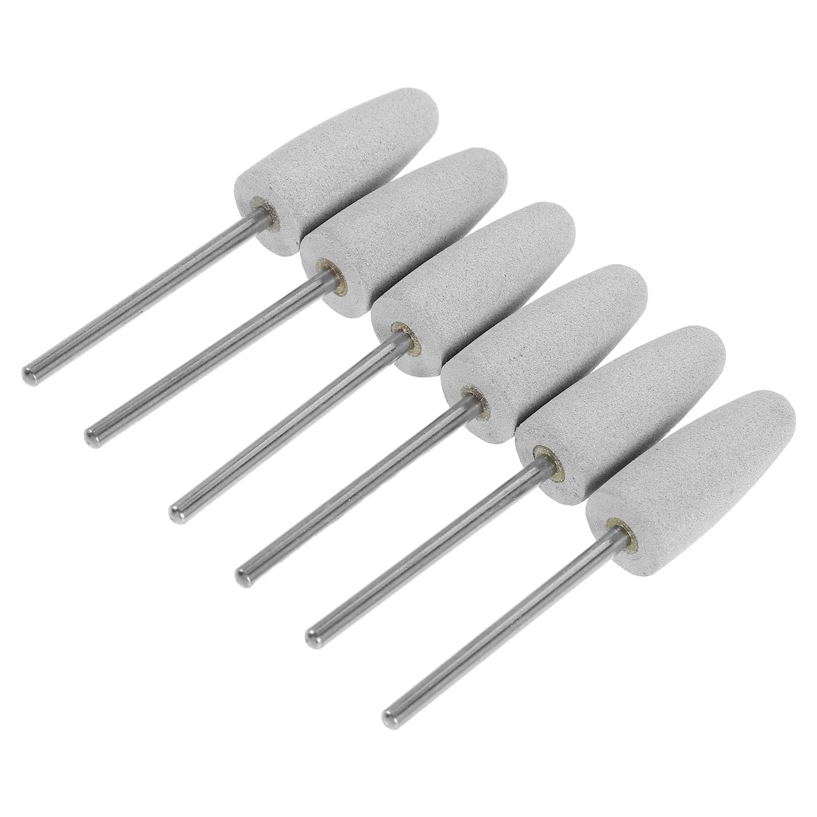 10-teiliges Nagelbohrer-Set, Silikonkautschuk-Polierer für die Nagelhautentfernung mit glatter Oberfläche, russische japanische Maniküre