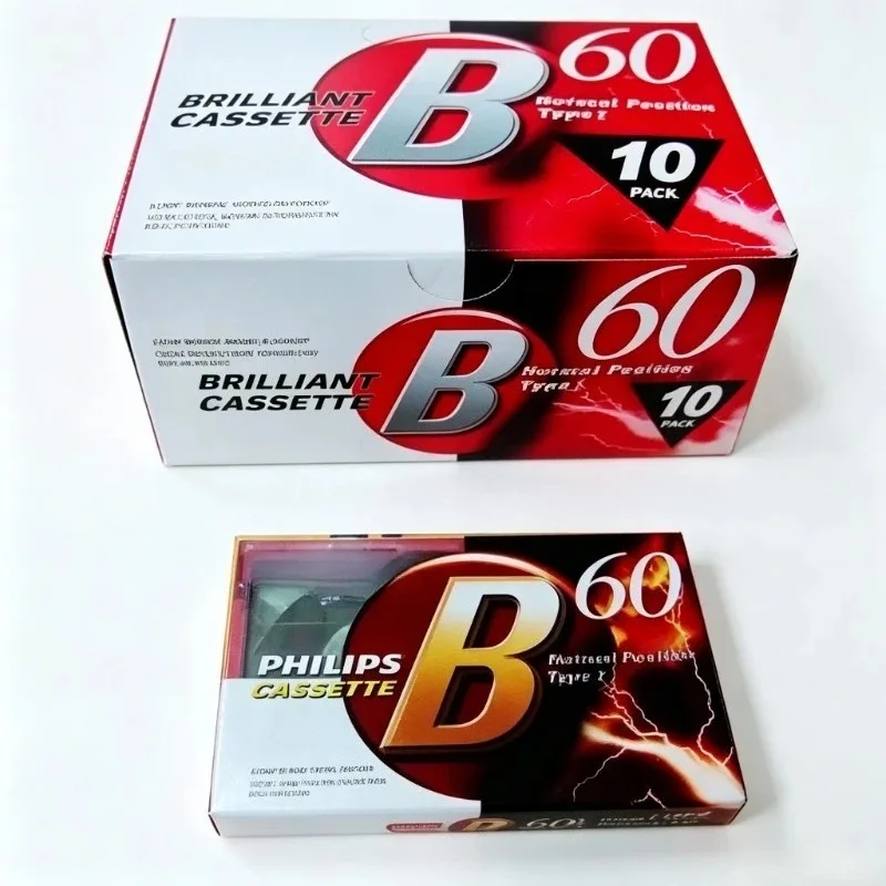 Used for TDK B60 60 Minutes Blank Cassette Tape Type‑I For Recorder Repeater Genuine 10pcs