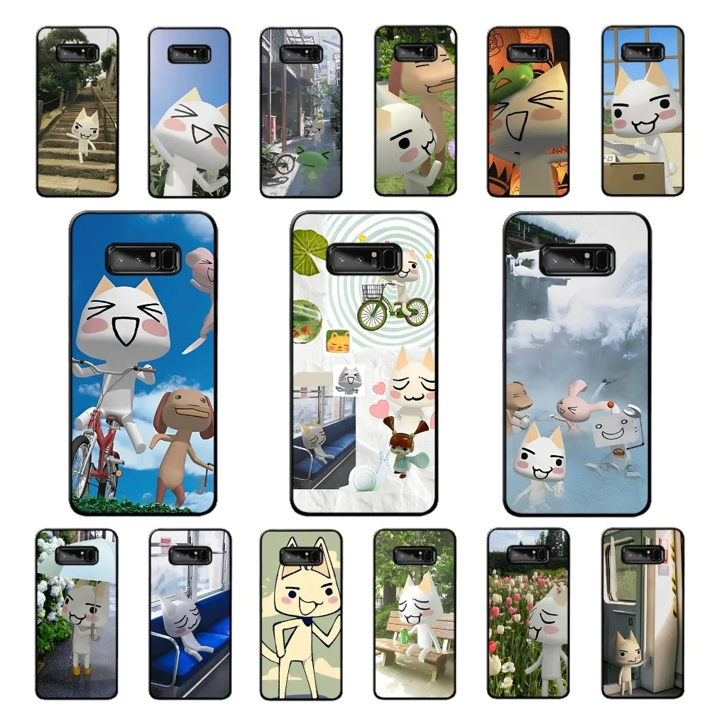 Inoue toro CUTE Cat Cassa Del Telefono Per Samsung Nota 8 9 10 20 pro plus lite M 10 11 20 30 21 31 51 A 21 22 42 02 03