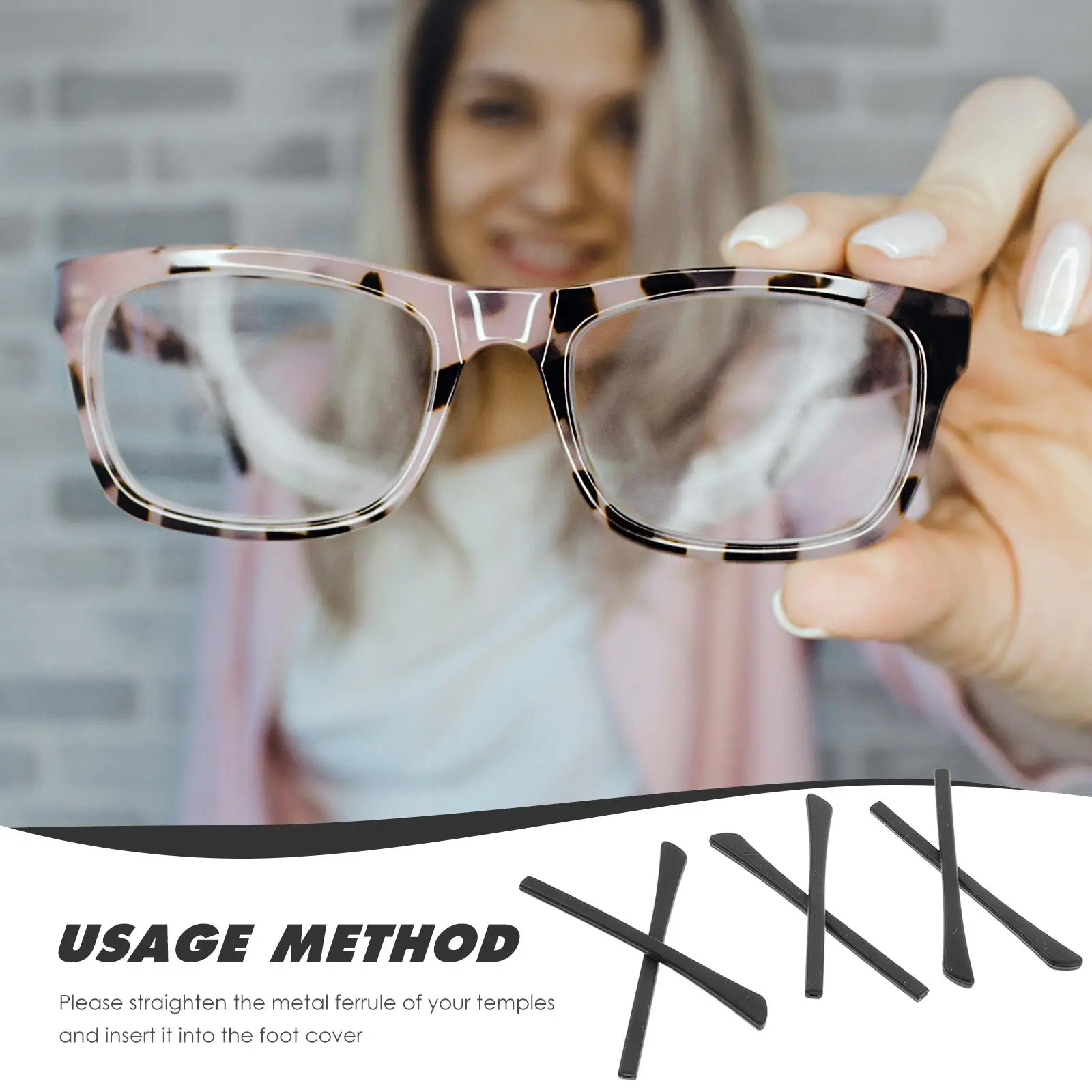 12 пар очков, защита для дуг, наконечники для очков, беруши, цепочка для очков, затяжки, подушки для ушей, защита от падения