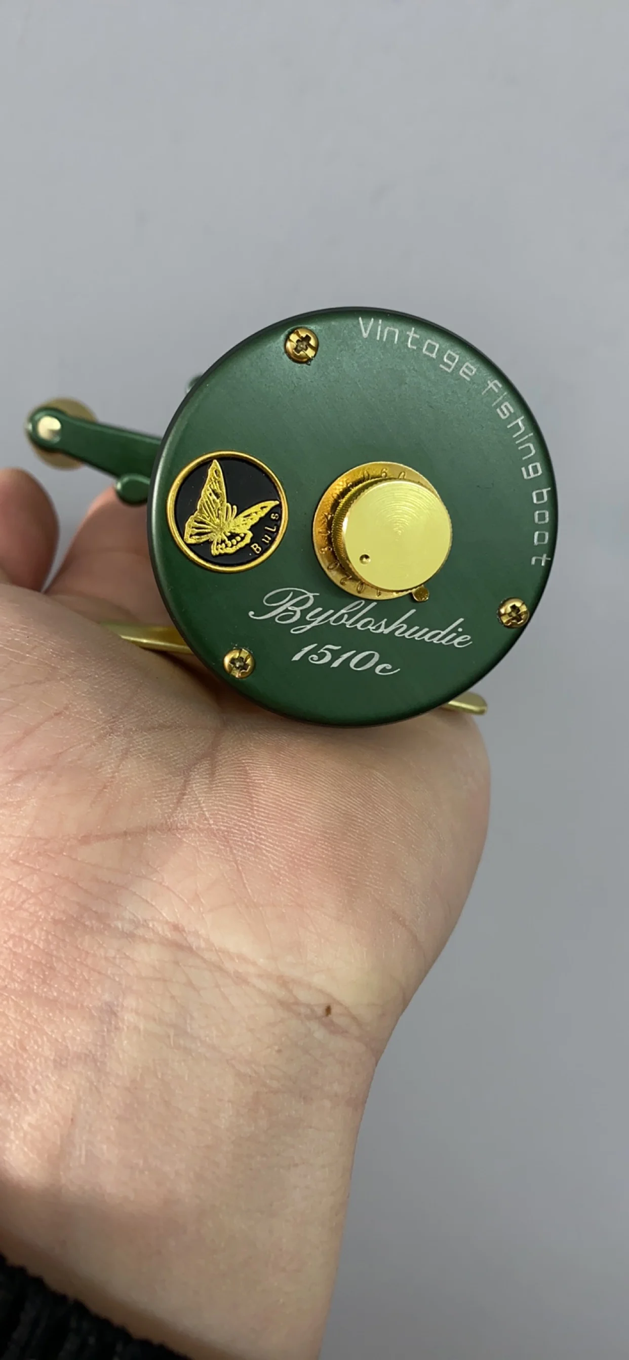 Byblos 1510C 5.1:1 ドラム釣りリール全金属 180 グラムストリーム