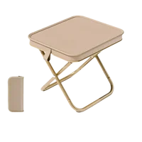 Portable Foldable Camping Stool Compact Lightweight Foldable Handheld Seat Outdoor Fishing Picnic Hiking Beach Travel Fold Up Ch