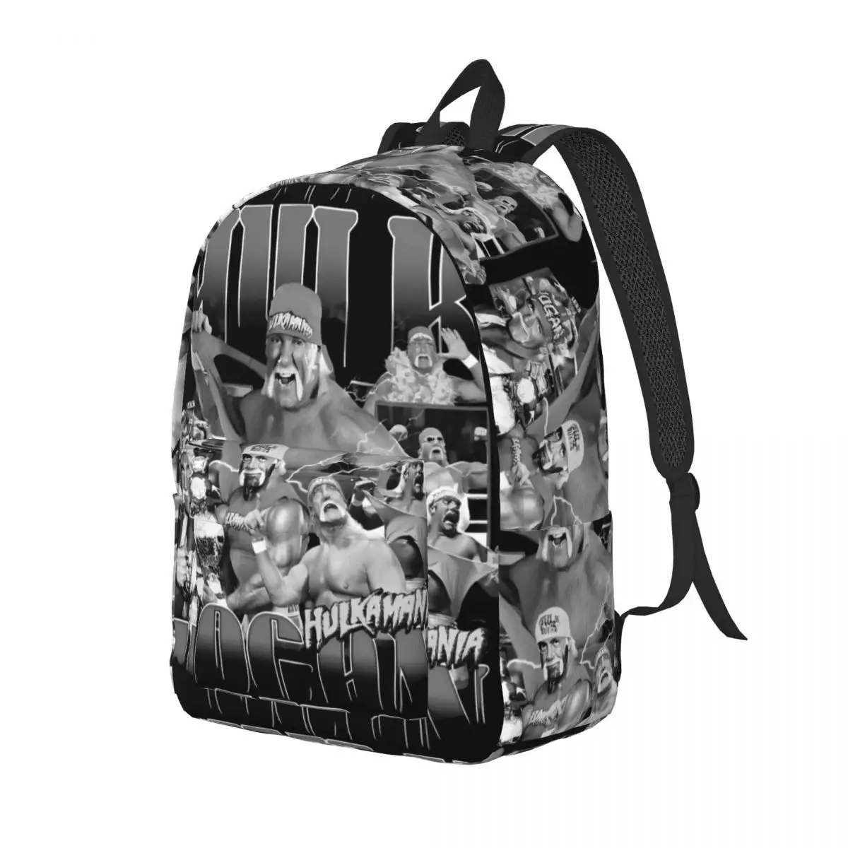 Hulk Hogan R.i.p. Hulkamania Backpack Unisex Polyester Travel Backpacks Soft Stylish High School Bags Rucksack