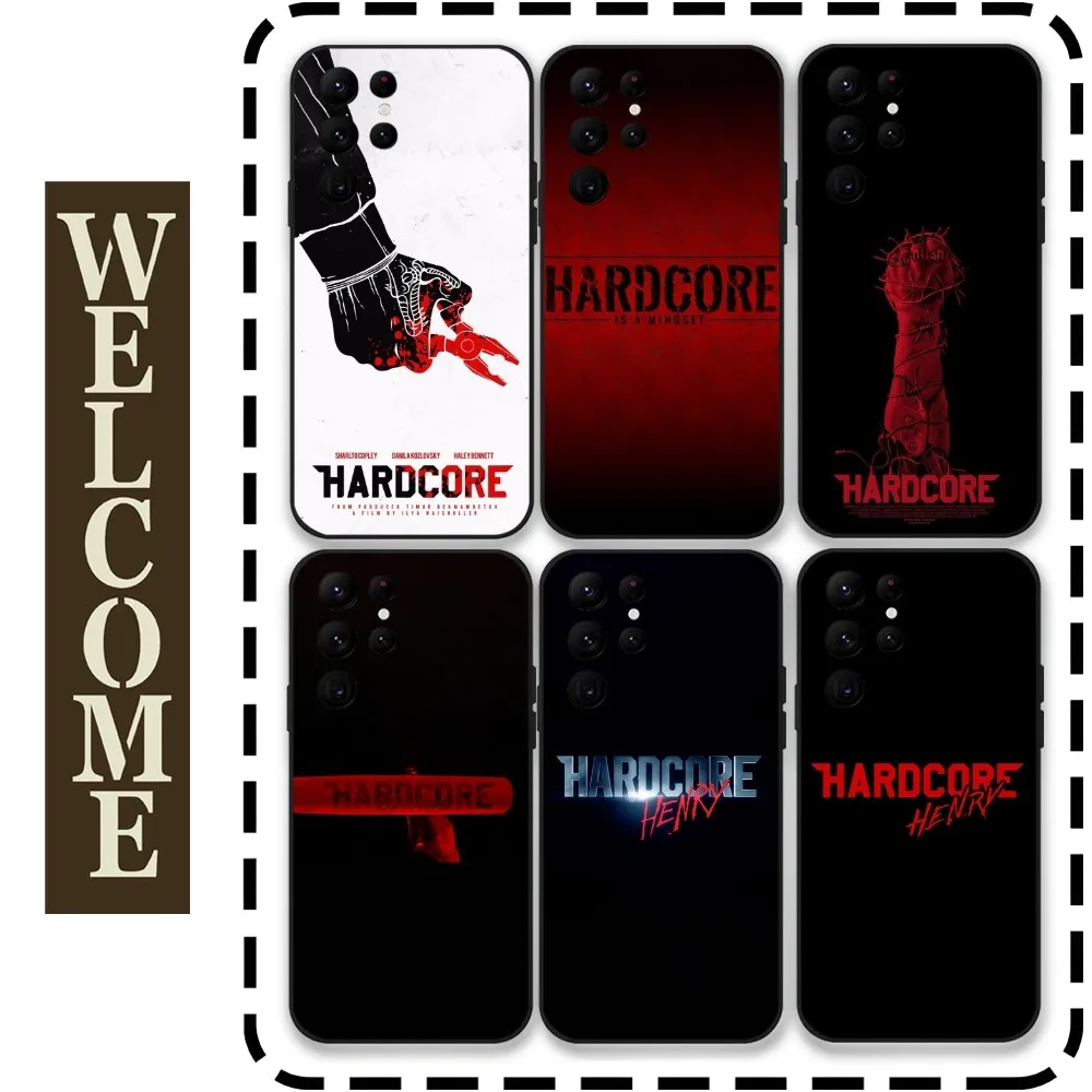 Film H-Hardcore H-Henry Phone Case for Samsung Galaxy S24 Ultra S22 S23 Ultra S21 S20 5G Protective Silicone TPU Funda