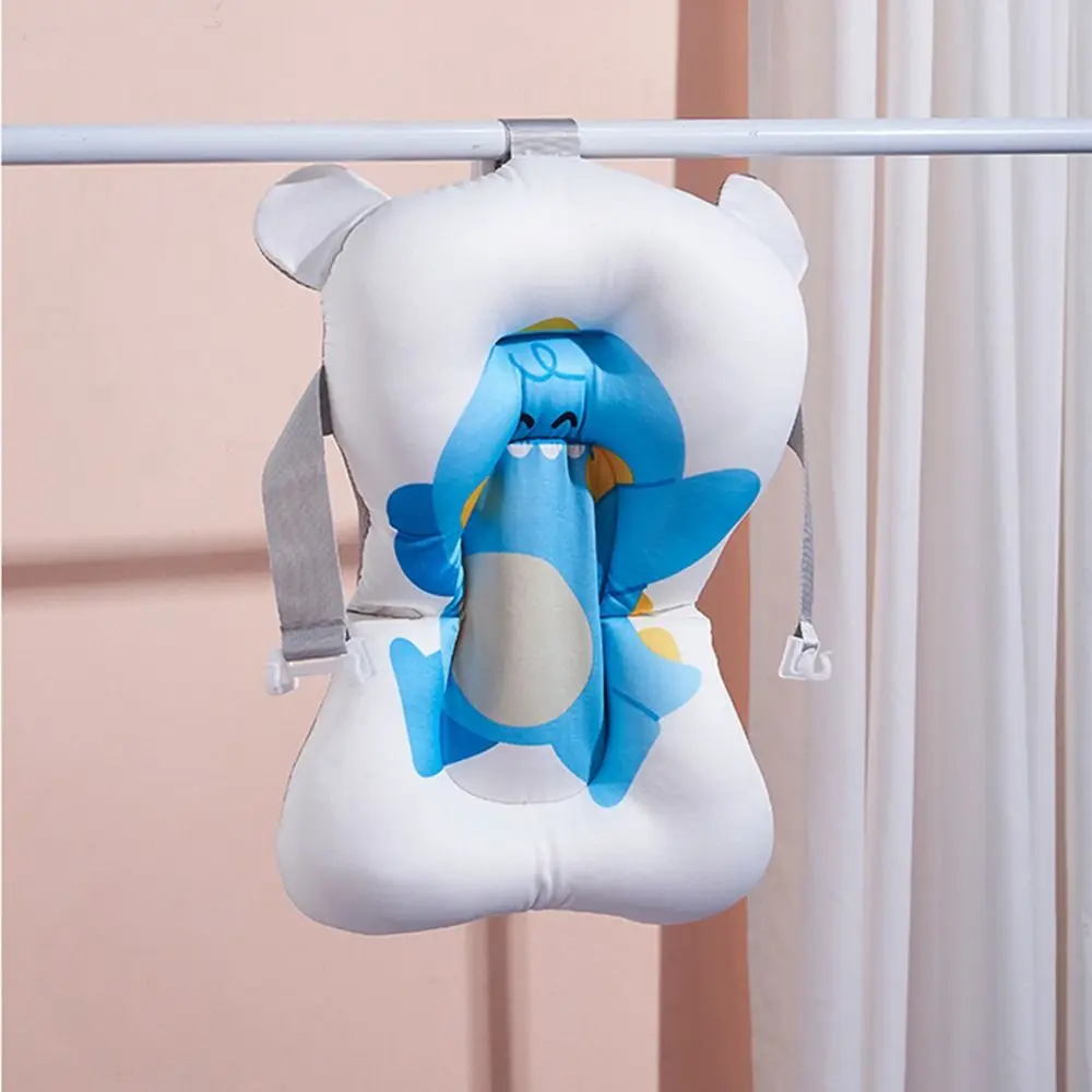 Cojín de baño antideslizante para bebé, producto bonito para el cuidado del bebé, almohadilla de bañera infantil de dinosaurio, Asiento de baño de plástico para recién nacido, suministros para Baby Shower