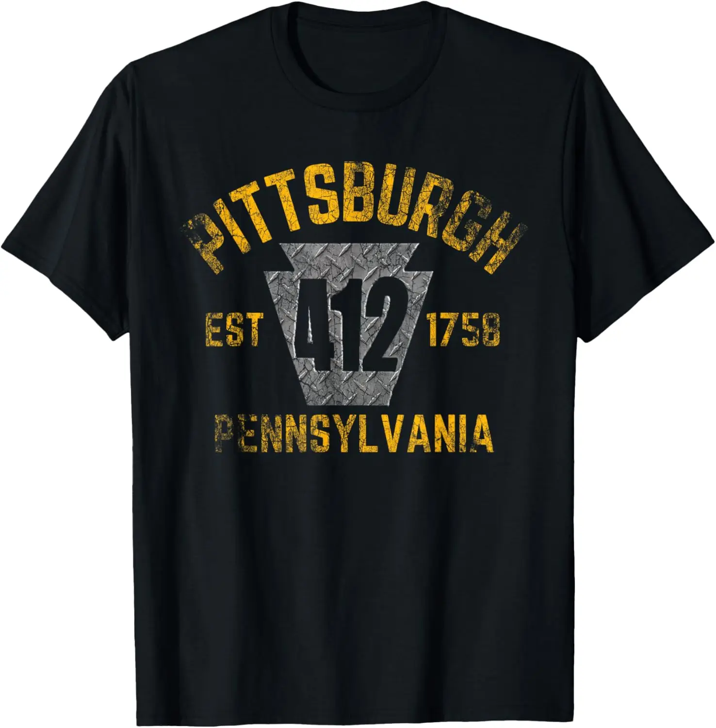 

Винтажная футболка Pittsburgh Pennsylvania Steel City 412.